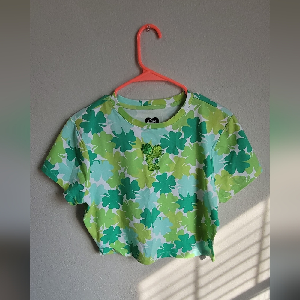 Care Bear Green Crop Top